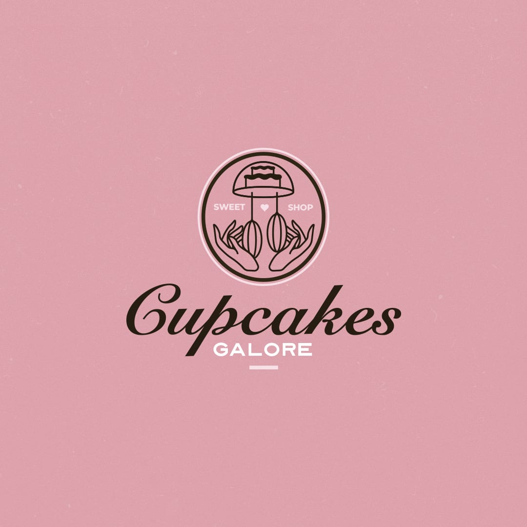 Cupcakes Galore Bellport logo design