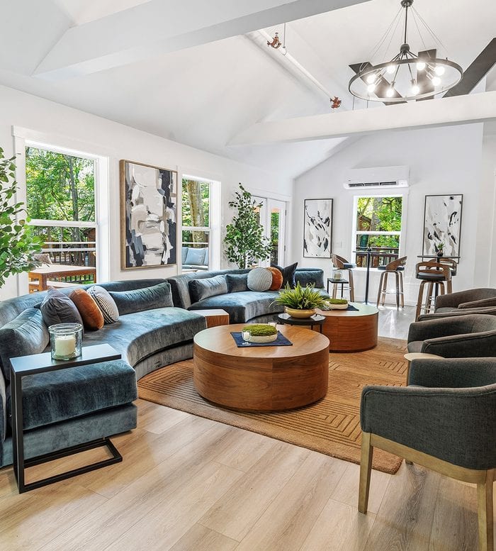 Interior design content for a client project