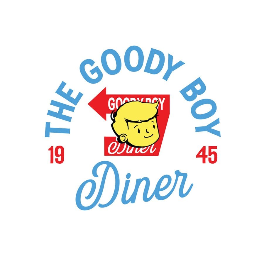 The Goody Boy Diner logo design