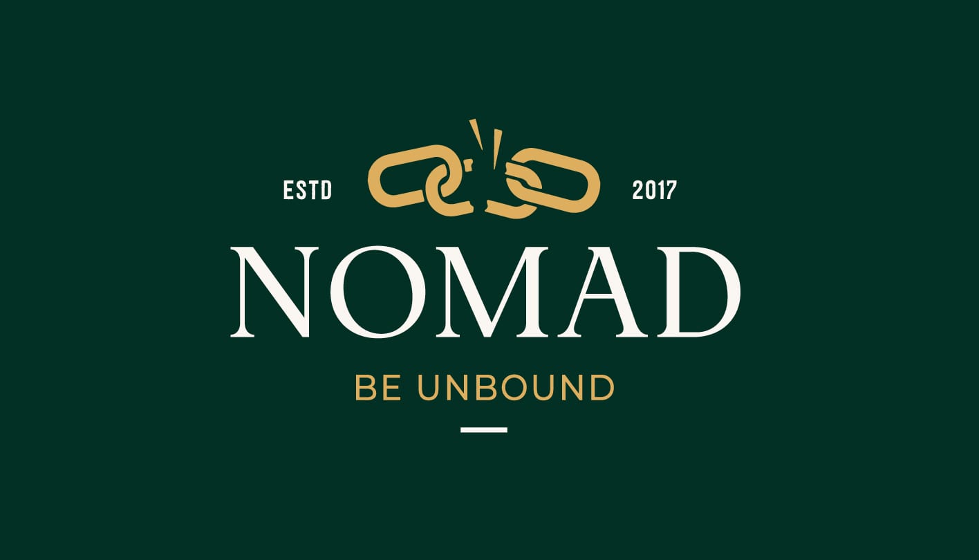 Nomad Fitness full logo lockup